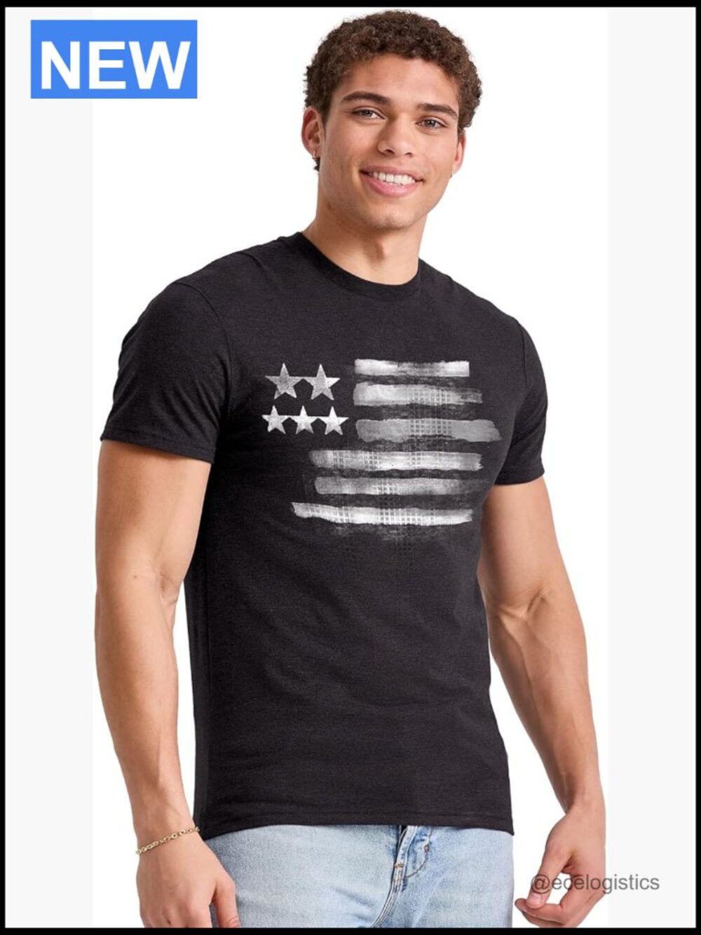 Men's Essentials Short Sleeve Graphic Tee – Lightweight Cotton Blend T-Shirt